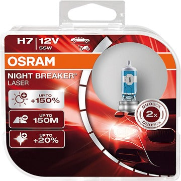Osram Night Breaker Laser H7 12V 55W P 64210 NBL Duo Box