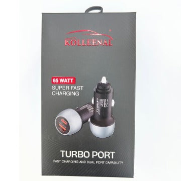 Kolleenal Car Mobile Charger 65W Turbo